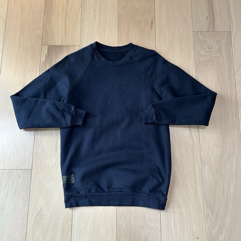 Raleigh Denim Workshop Crewneck Sweatshirt in Blue Men’s XS